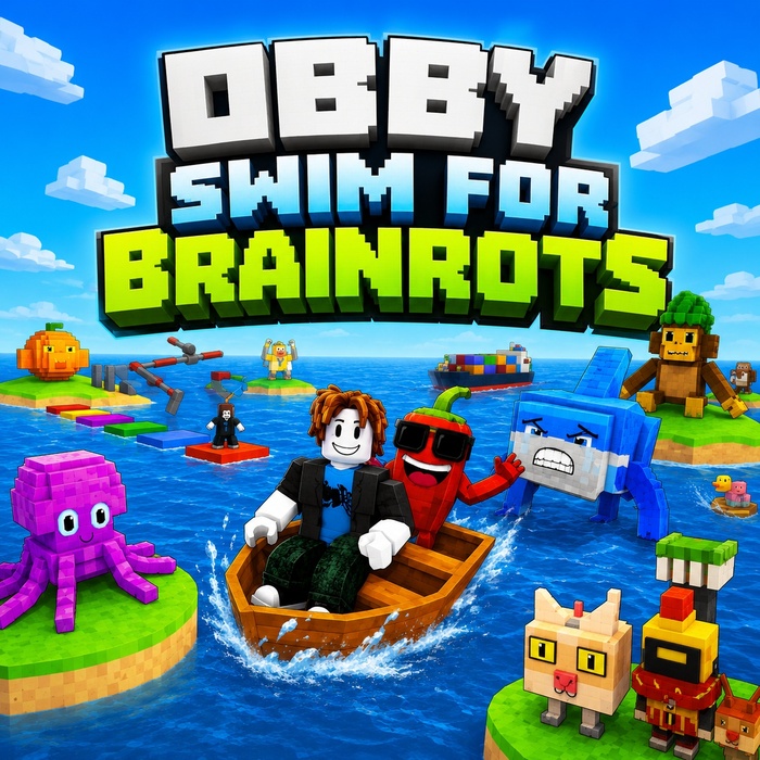 Obby: Swim for Brainrots cover